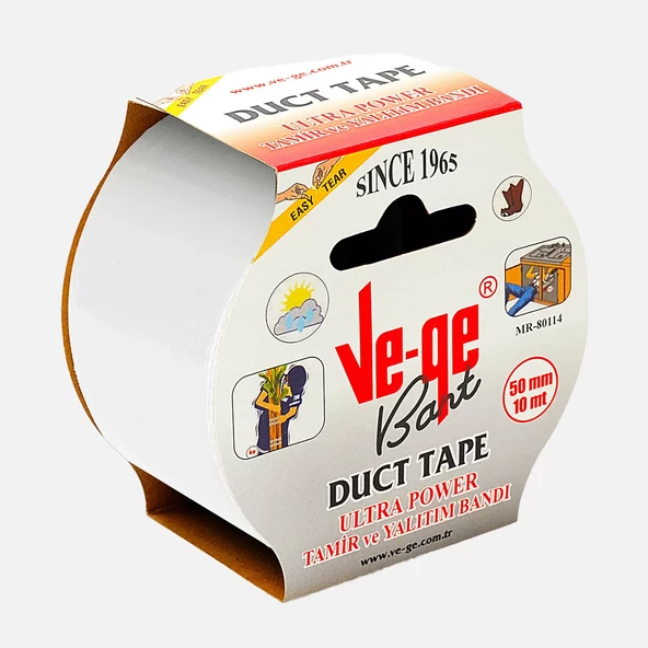 VEGE DUCT TAMİR BANDI BEYAZ 50MMX10 MT ürün görseli 1