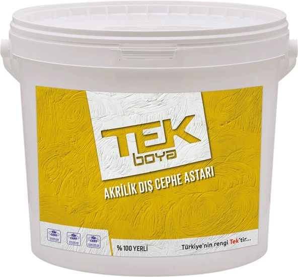 TEK AKRİLİK DIŞ CEPHE ASTARI 20 KG ürün görseli 1
