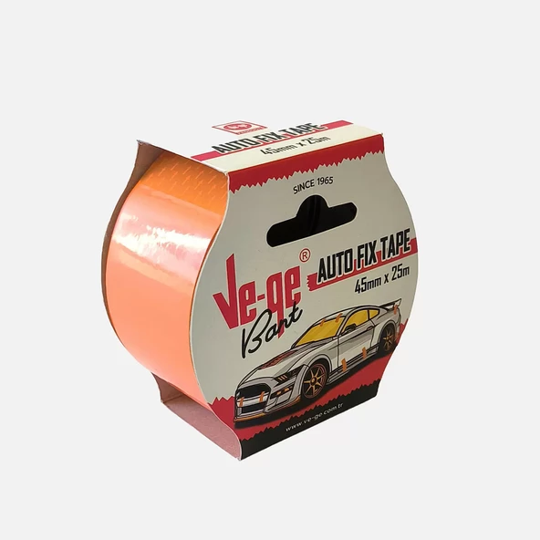 VEGE AUTO FİX TAPE TURUNCU TAMİR BANDI 45MMX25 MT ürün görseli 1