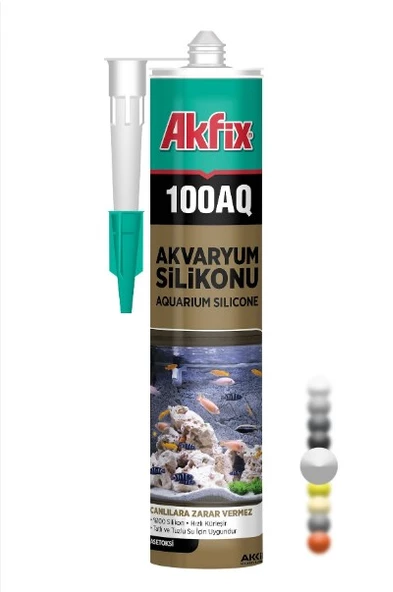 AKFİX AKVARYUM SİLİKONU ŞEFFAF 280 ML ürün görseli 1