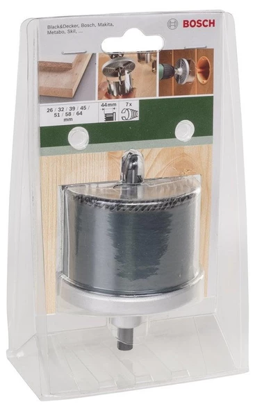 Bosch 7 Parça Delik Açma Testeresi Seti (44 mm) ürün görseli 1