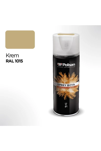 POLİSAN AKRİLİK SPREY KREM-RAL 1015 400 ML 97703020410 ürün görseli 1