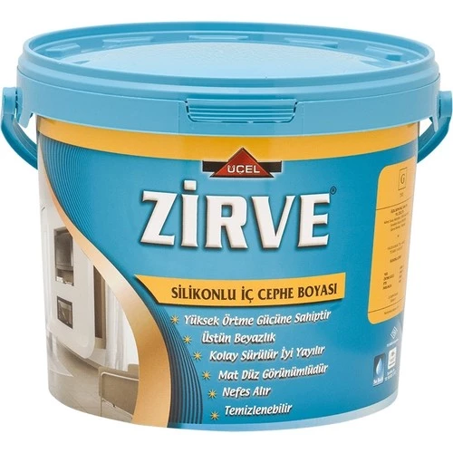 TEK ZİRVE SİLİKONLU İÇ CEPHE BOYASI BEYAZ 10 KG ürün görseli 1