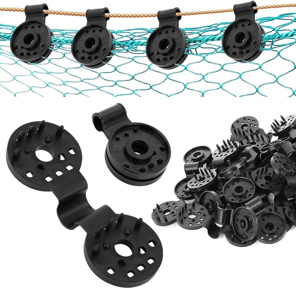SFS PLASTİK GÖLGELİK KLİPSİ 50 ADET - Resim 4