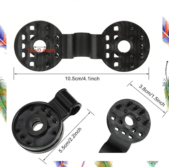 SFS PLASTİK GÖLGELİK KLİPSİ 100 ADET ürün görseli 1