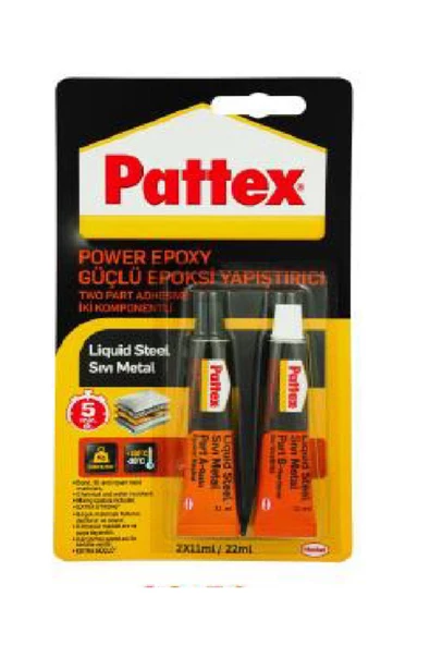 Pattex Çiftli Epoksi Sıvı Metal Epoxy Yapıştırıcı 22 Ml ürün görseli 1