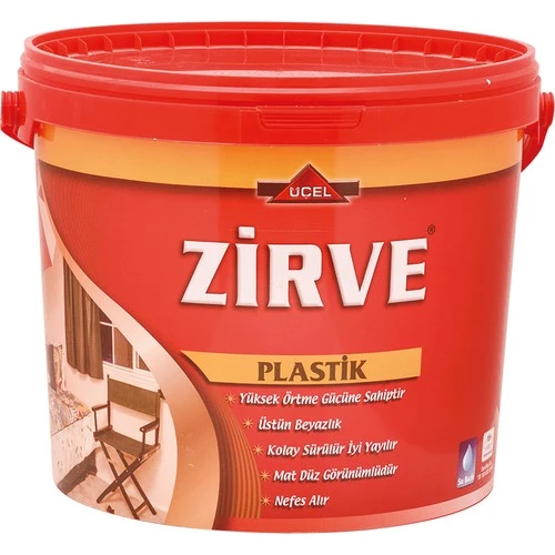 TEK ZİRVE PLASTİK BOYA BEYAZ 0,55LT 1KG ürün görseli 1