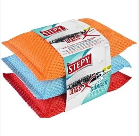 STEPY BULAŞIK SÜNGERİ SÜPER 3'LÜ 2020129 ürün görseli 1