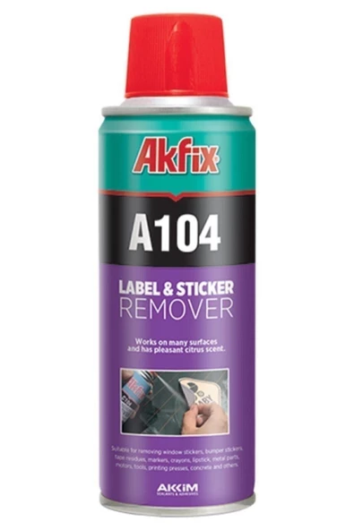AKFİX A104 ETİKET SÖKÜCÜ SPREY 200 ML ürün görseli 1