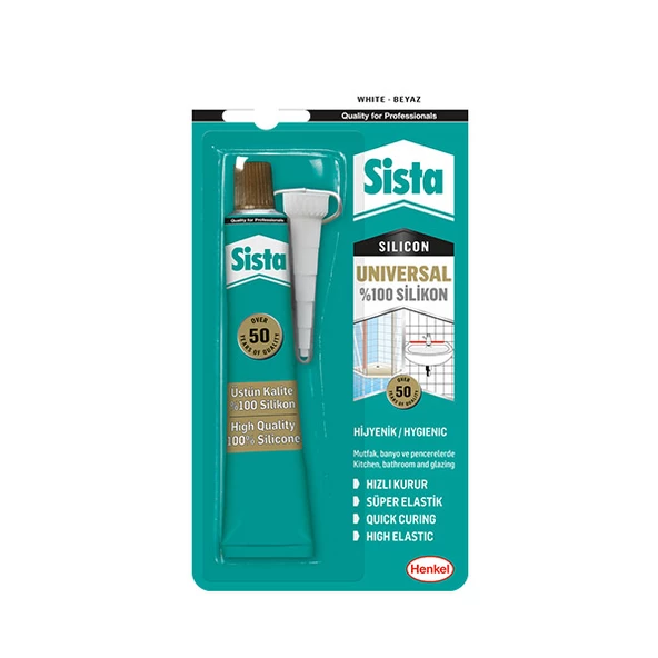 SİSTA BEYAZ SİLİKON 50 GR ürün görseli 1