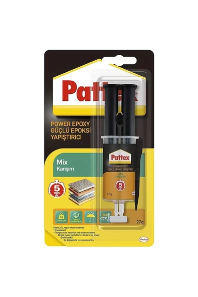 Pattex Mix Epoxy Güçlü Epoksi Yapıştırıcı 27 G ürün görseli 1