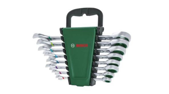 Bosch Cırcır Kombine Anahtar Seti 8 Parça ürün görseli 1