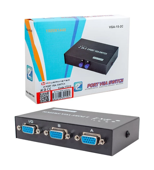 S-LINK SL-152C 2 PORT VGA SWITCH - Resim 2