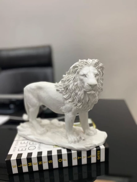 Aslan Biblo Heykel - Resim 2