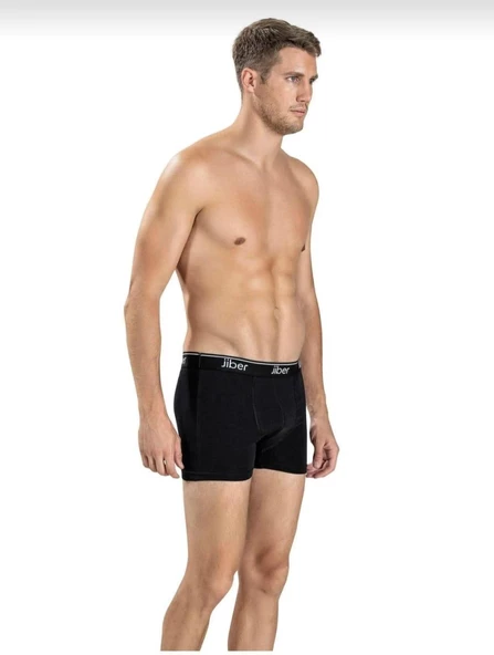 JİBER 156 ERKEK BOXER LİKRALI ŞORT TEKLİ - Resim 2