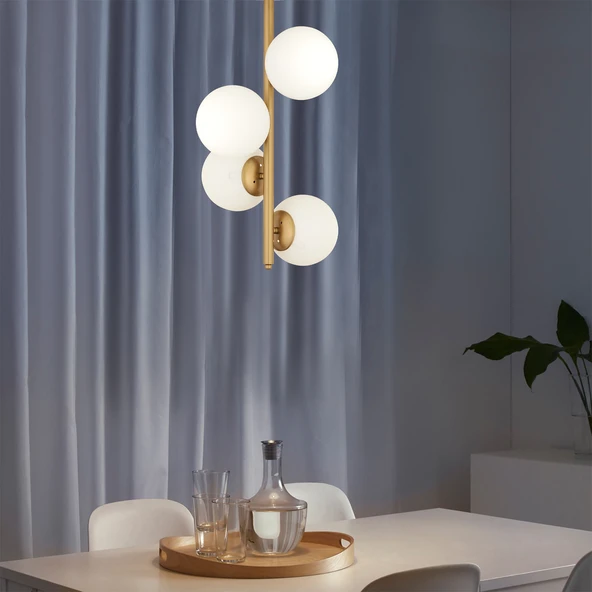 Uzel 4Lü Eskitme Modern Mutfak Yatak odası Salon Avize ürün görseli 1