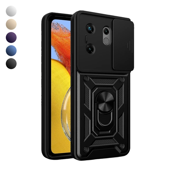Infinix Zero 30 4G Kılıf Pars Lens Ring Tam Korumalı Arka Kapak ürün görseli 1