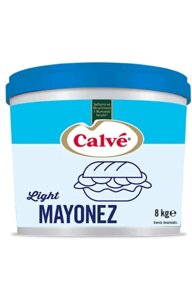 Calve Kova Light (Az Yağlı) Mayonez 8kg ürün görseli 1