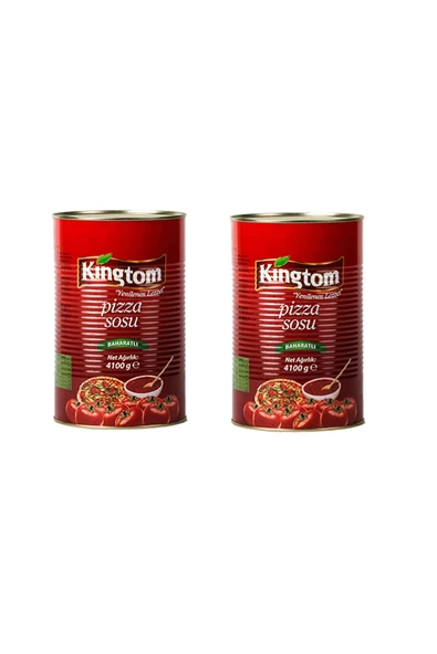 KİNGTOM Pizza Sosu 4.100 Gr X 2 Adet 8.200 Gr ( Baharatlı ) ürün görseli 1