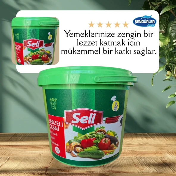 Seli Sebzeli Çeşni Toz Bulyon 5 kg ürün görseli 1