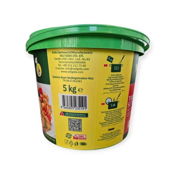 Seli Tavuk Toz Bulyon 5 kg - Resim 2