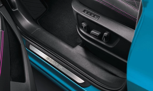 Renault Captur Krom Kapı Eşik Koruması Edition Line  2017-2020 4 Parça - Resim 2