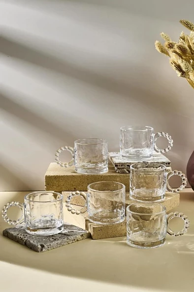 Perotti Ringo Stone 6'lı 100ml Fincan Takımı 15908 ürün görseli 1