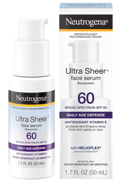 Neutrogena Ultra Sheer SPF60 Yüz Serumu 50ML ürün görseli 1