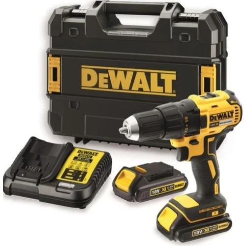 Dewalt DCD777S2T-QW Kömürsüz 18V 1.5 Ah Şarjlı Darbesiz Vidalama+Çift Akü+Taşıma Çantası ürün görseli 1