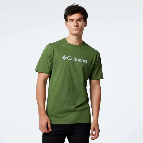 Columbia CSC Basic Big Logo Brushed Erkek Kısa Kollu T-Shirt CS0287-352 ürün görseli 1