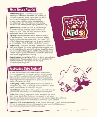 Art Puzzle Taşıtlar Baby 5821 - Resim 3