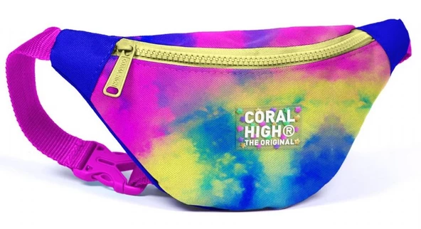 Coral High Renkli Batik Baskılı Kız Çocuk Bel Çantası ürün görseli 1