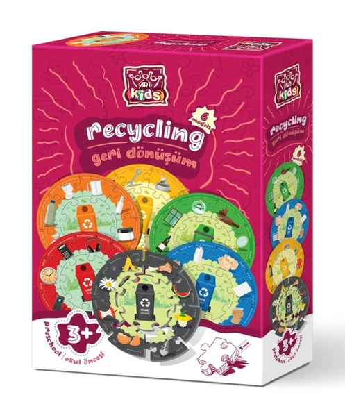 Art Puzzle Geridönüşüm 54 Parça Puzzle 5832 - Resim 3
