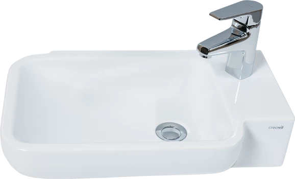 Creavit TP027 Dolap Uyumlu Lavabo 33X53 cm Beyaz ürün görseli 1