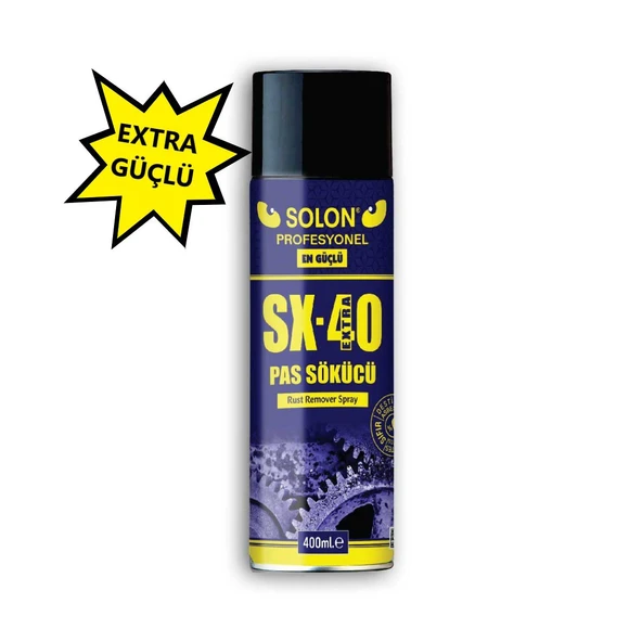 Extra Güçlü Profesyonel SX-40 Pas Sökücü Sprey 400 Ml. ürün görseli 1