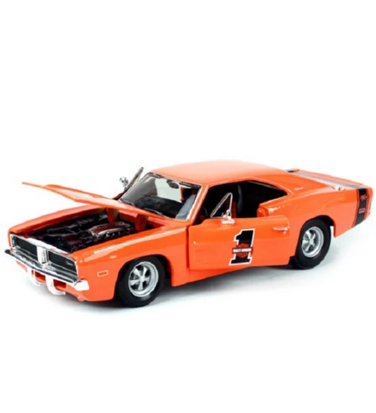 1969 Dodge Charger R/T Turuncu 1:25 Model Araba ürün görseli 1