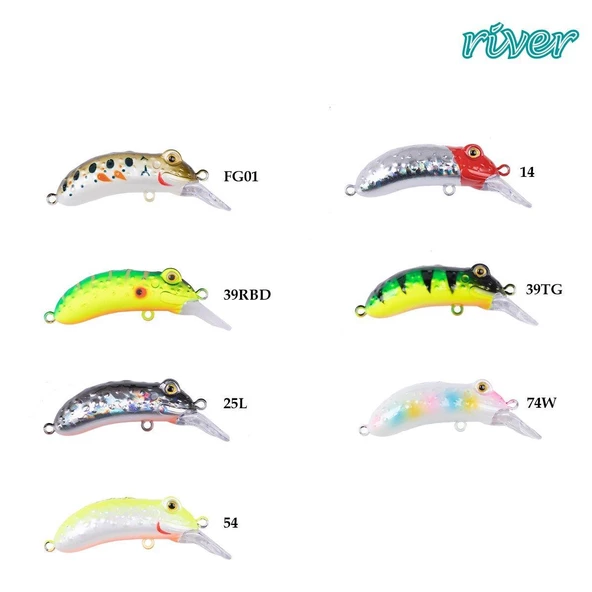 River Naughty Frog 50F 5Cm 8.2G Maket Yem - Resim 2