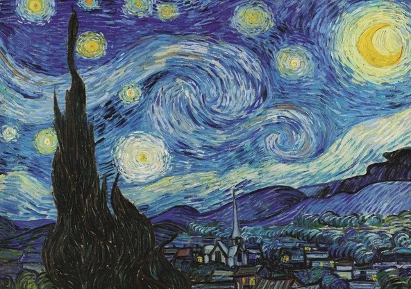 Art Puzzle 1889 Yıldızlı Gece 1000 Parça Puzzle 5202 ürün görseli 1