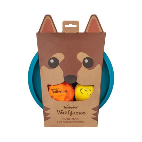 Waboba Woofpack Frizbi Top Köpek Oyuncağı Oyun Seti ürün görseli 1