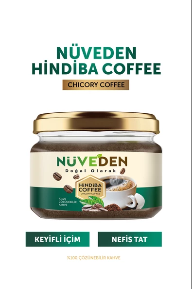 NÜVEDEN Hindiba Kahvesi %100 Doğal Detox Diyet Kahve 1 Aylık - (60 KULLANIM) Net 150gr ürün görseli 1