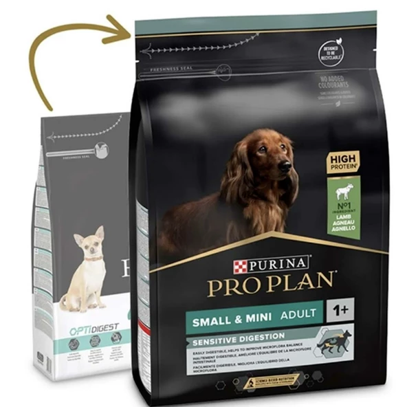 Pro Plan Small & Mini Kuzu Etli 3 kg Küçük Irk Yetişkin Köpek Maması ürün görseli 1