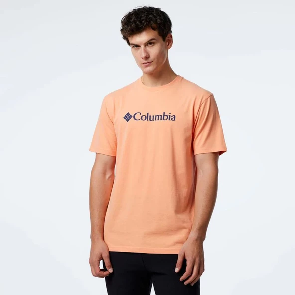 Columbia CSC Basic Big Logo Brushed Erkek Kısa Kollu T-Shirt CS0287-882 ürün görseli 1
