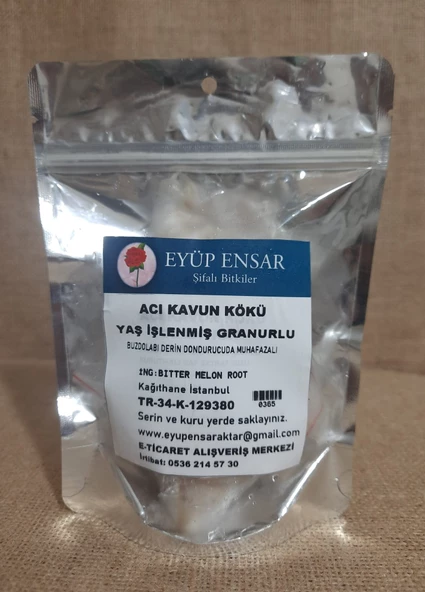 Eyüp Ensar ACI KAVUN KÖKÜ YAŞI GRANURLU 50 GR ürün görseli 1