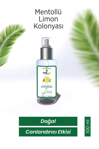Tubalıfe Mentollü Ferahlatıcı Limon Kolonyası 100 ml ürün görseli 1