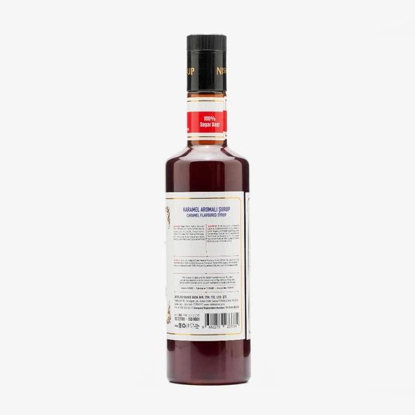 Nish Karamel Aromalı Şurup 700 ML-P - Resim 3