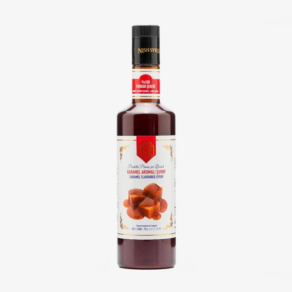 Nish Karamel Aromalı Şurup 700 ML-P ürün görseli 1
