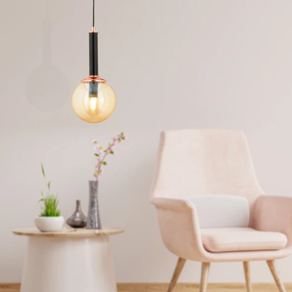 Erna Tekli Sarkıt Modern Retro Sarkıt Mutfak Salon Sarkıt Avize ürün görseli 1