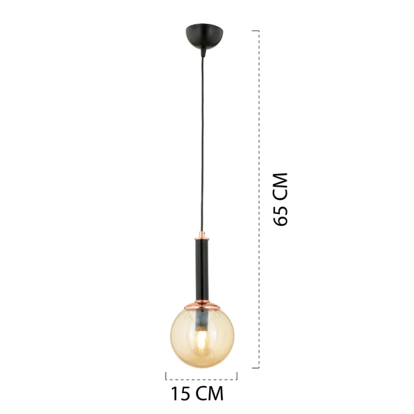 Erna Tekli Sarkıt Modern Retro Sarkıt Mutfak Salon Sarkıt Avize - Resim 7