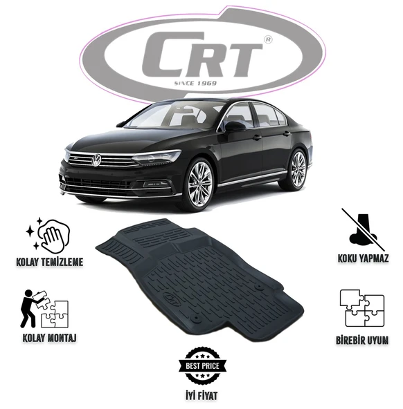 VW Passat B8 2015 ve Sonrası Tek Sol 3D Araca Özel Paspas ürün görseli 1