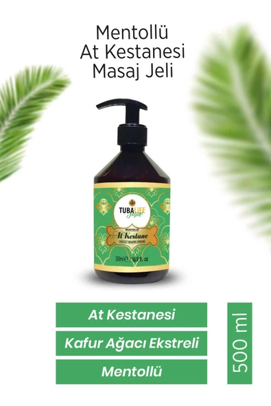 At Kestanesi Masaj Jeli, Mentollü 500 ml - Vücut Bakım Jeli ürün görseli 1